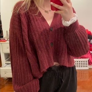 American eagle cropped sweater